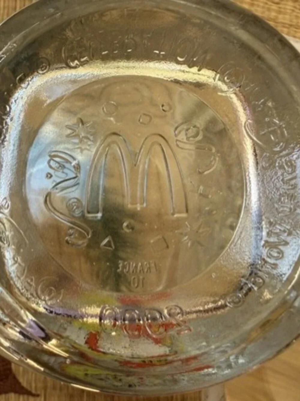 Walt Disney World McDonalds Mickey 2000 Celebration Square Glasses VTG Set of 4